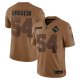 Men's New England Patriots #54 Tedy Bruschi Nike Brown 2023 Salute To Service Retired Player Limited Jersey