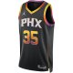 Unisex Phoenix Suns Kevin Durant Jordan Brand Black Swingman Jersey - Statement Edition