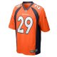 Men's Denver Broncos JaQuan McMillian Nike  Orange Team Game Jersey