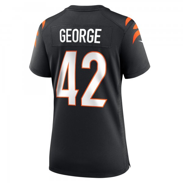 Women's Cincinnati Bengals Allan George Nike Black Game Player Jersey