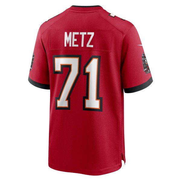 Men's Tampa Bay Buccaneers Lorenz Metz Nike  Red  Game Jersey