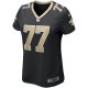 Women's New Orleans Saints Willie Roaf Nike Black Game Retired Player Jersey