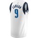 Men's Dallas Mavericks A.J. Lawson Fanatics White Fast Break Player Jersey - Association Edition