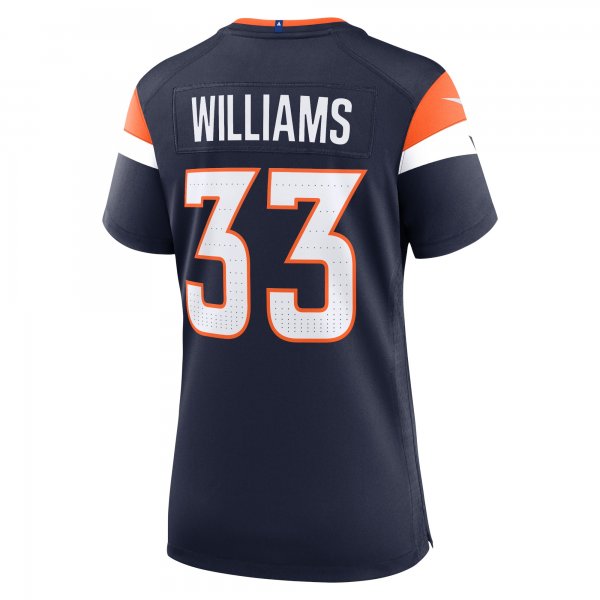 Women's Denver Broncos Javonte Williams Nike Navy Alternate Game Jersey