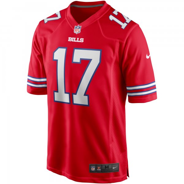 Men's Buffalo Bills Josh Allen Nike Red Alternate Game Player Jersey