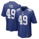 Men's New York Giants Tomon Fox Nike Royal Game Player Jersey