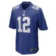 Men's New York Giants Davis Webb Nike Royal Game Player Jersey