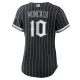 Women's Chicago White Sox Yoan Moncada Nike Black City Connect Replica Player Jersey