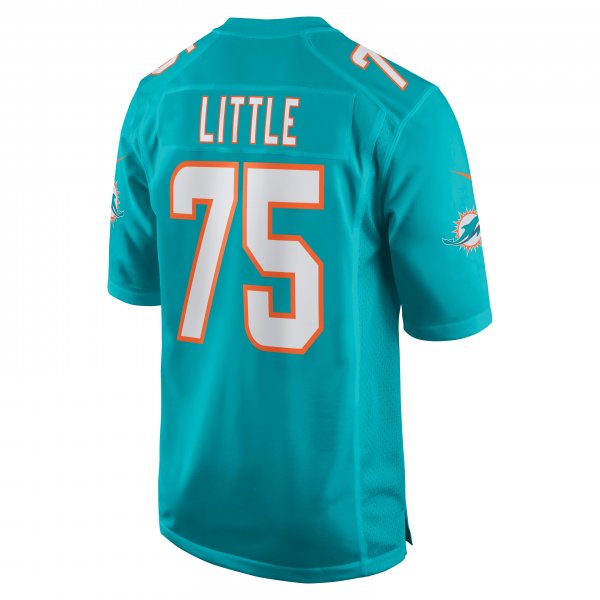 Men's Miami Dolphins Greg Little Nike Aqua Game Jersey