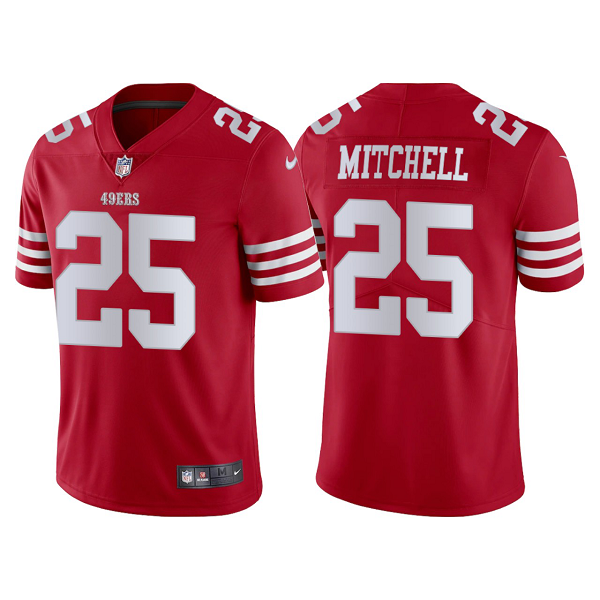 San Francisco 49ers Elijah Mitchell #25 2022 Vapor Limited Jersey