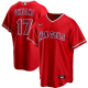 Men's Nike Los Angeles Angels #17 Shohei Ohtani Red Alternate 2020 MLB Jersey