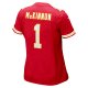 Women's Kansas City Chiefs Jerick McKinnon Nike Red Game Player Jersey