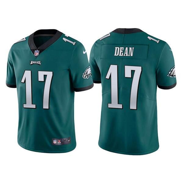 Men's Philadelphia Eagles #17 Nakobe Dean Green Vapor Untouchable Limited Stitched NIke NFL Jersey