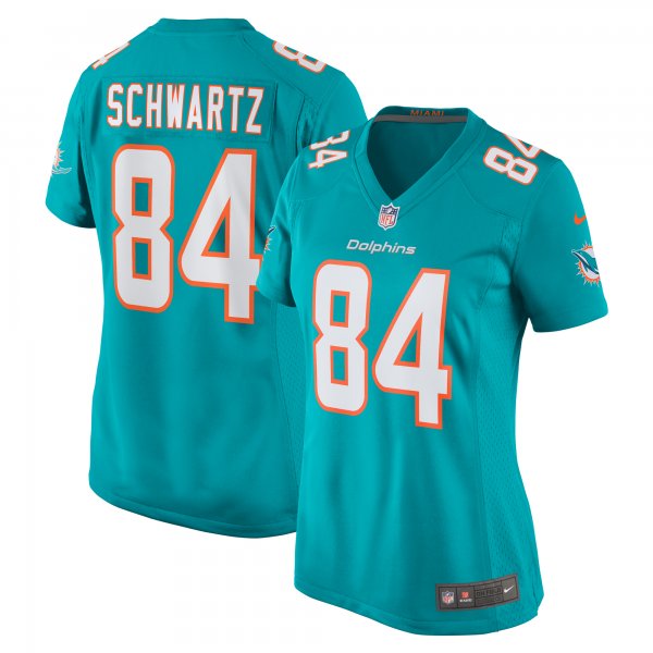 Women's Miami Dolphins Anthony Schwartz Nike  Aqua Team Game Jersey