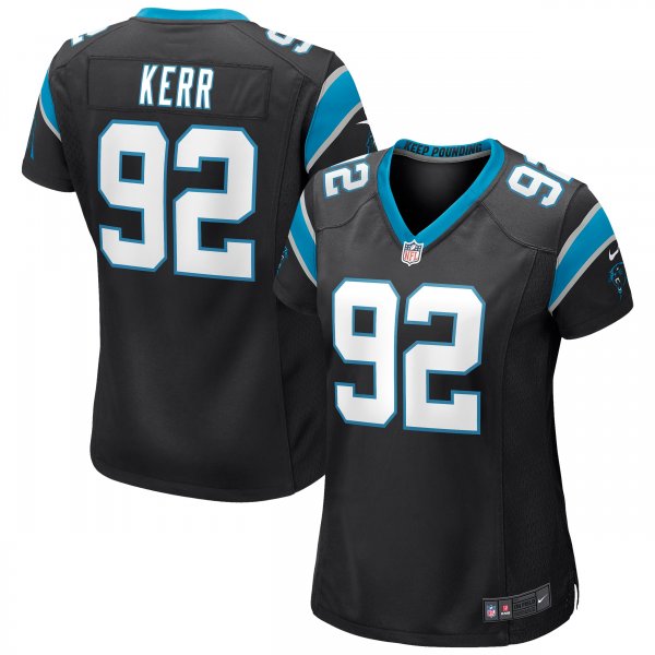 Women's Carolina Panthers Zach Kerr Nike Black Game Jersey