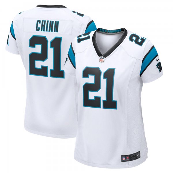 Women's Carolina Panthers Jeremy Chinn Nike White Game Jersey