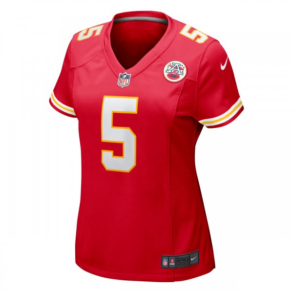 Women's Kansas City Chiefs Tommy Townsend Nike Red Game Jersey