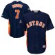 Women's Houston Astros #7 Craig Biggio Navy Blue New Cool Base 2019 World Series Bound Stitched MLB Jersey