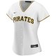 Women's Pittsburgh Pirates Nike White Home Replica Custom Jersey