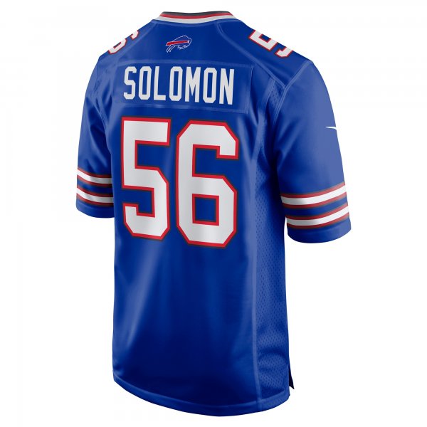 Men's Buffalo Bills Javon Solomon Nike  Royal Game Jersey