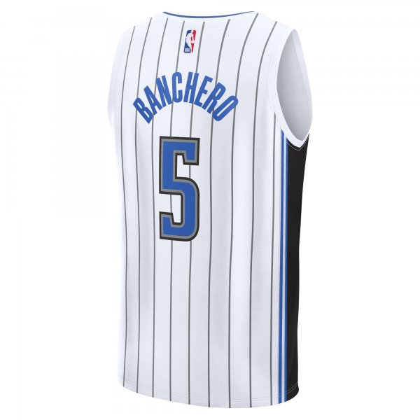 Youth Orlando Magic Paolo Banchero Fanatics White Fast Break Replica Player Jersey - Association Edition