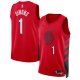 Unisex Portland Trail Blazers Anfernee Simons Jordan Brand Red Swingman Jersey - Statement Edition