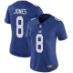 New York Giants #8 Daniel Jones Royal Blue Team Color Women's Stitched NFL Vapor Untouchable Limited Jersey