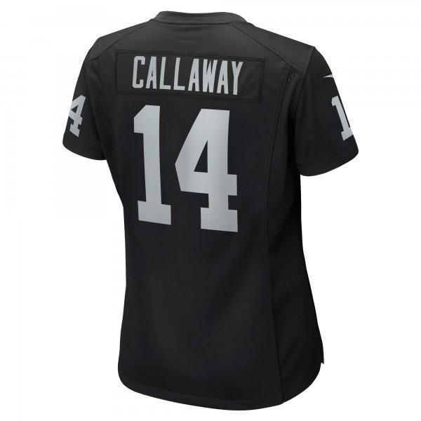 Women's Las Vegas Raiders Marquez Callaway Nike  Black Team Game Jersey