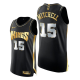 Men's Sacramento Kings #15 Davion Mitchell Golden Edition Black Jersey