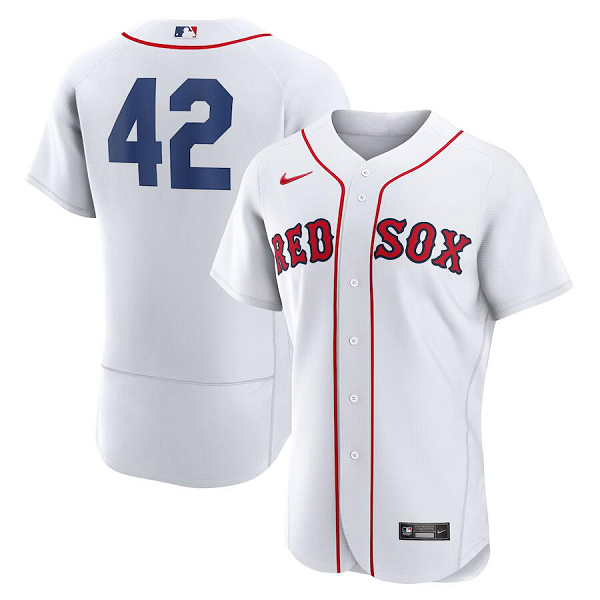 Men's Boston Red Sox #42 2023 Jackie Robinson Day White Flex Base Nike Jersey