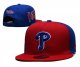 Philadelphia Phillies's red and blue cap