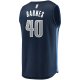 Youth Dallas Mavericks Harrison Barnes Fanatics Navy Fast Break Replica Jersey - Statement Edition