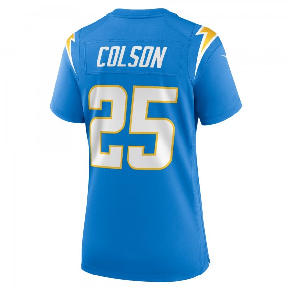 Women's Los Angeles Chargers Junior Colson Nike  Powder Blue  Game Jersey