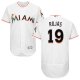 Miami Marlins #19 Miguel Rojas White Flexbase Collection Stitched MLB Jersey