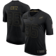 Men's Philadelphia Eagles Zach Ertz Nike Black 2020 Salute To Service Limited Jersey