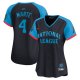 Women's National League #4 Ketel Marte Nike Navy 2024 MLB All-Star Game Cool Base Jersey