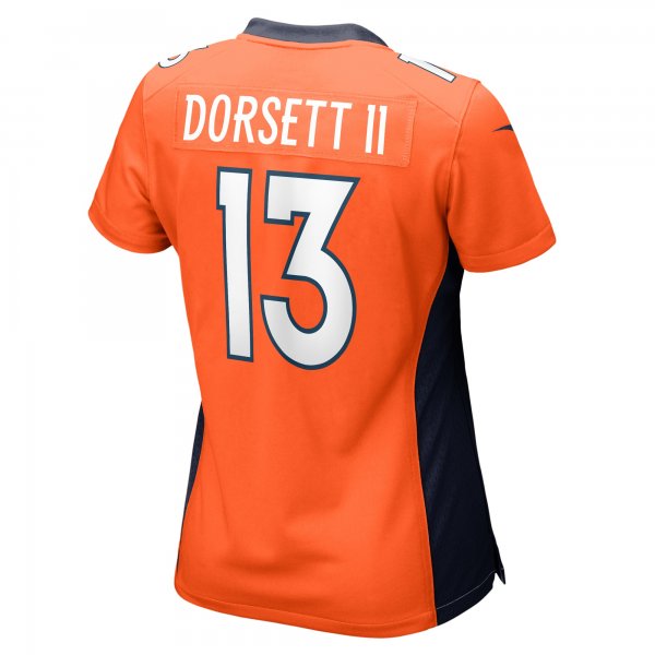 Women's Denver Broncos Phillip Dorsett II Nike  Orange Team Game Jersey