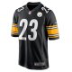 Men's Pittsburgh Steelers Damontae Kazee Nike  Black  Game Jersey