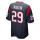 Men's Houston Texans Alex Austin Nike  Navy Team Game Jersey