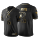 Philadelphia Eagles Jalen Hurts #2 Black 2020 NFL Draft Golden Edition Men's Jersey