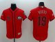 Cincinnati Reds #19 Joey Votto Red Fashion Stars And Stripes Flexbase Stitched MLB Jersey