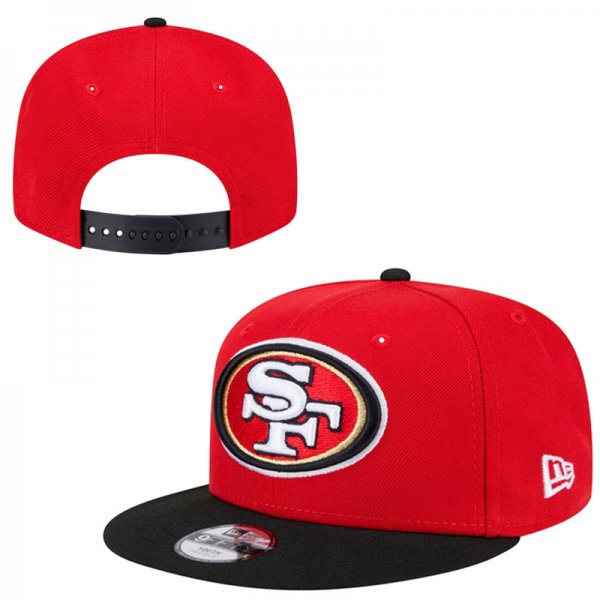 San Francisco 49ers Black And Red Cap