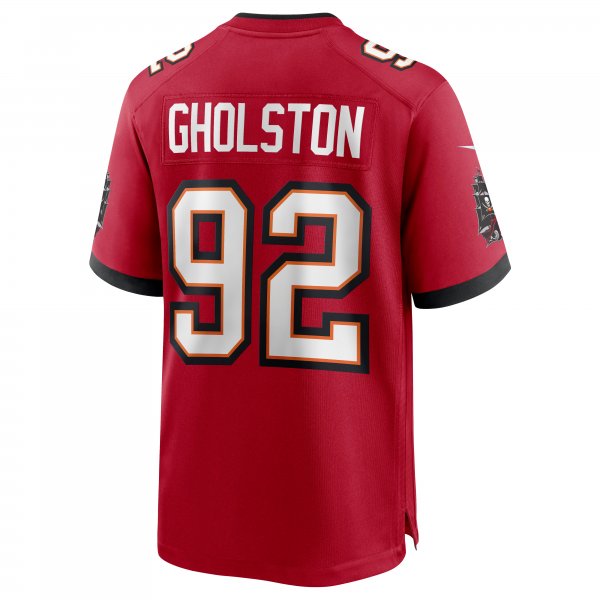 Men's Tampa Bay Buccaneers William Gholston Nike Red Game Jersey