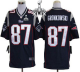 Nike New England Patriots #87 Rob Gronkowski Navy Blue Team Color Super Bowl XLIX Men's Stitched NFL Game Jersey