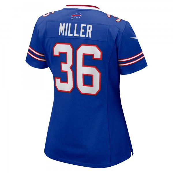 Women's Buffalo Bills Herb Miller Nike  Royal  Game Jersey