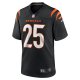 Men's Cincinnati Bengals Chris Evans Nike Black Game Jersey