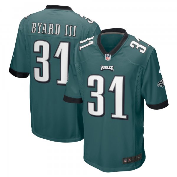 Men's Philadelphia Eagles Kevin Byard III Nike Midnight Green  Game Jersey