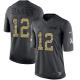 Nike Dallas Cowboys #12 Roger Staubach Black Men's Stitched NFL Limited 2016 Salute To Service Jersey