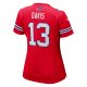 Women's Buffalo Bills Gabe Davis Nike Red Player Jersey