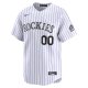 Men's Colorado Rockies Nike White Home Limited Custom Jersey